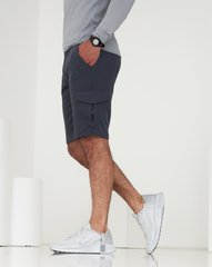 Мужские спортивные шорты фуме цвета с накладным карманом 8 модель