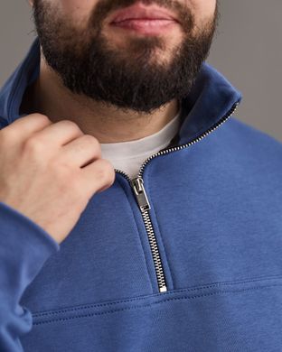 Костюм zip чоловічий без утеплення  синього кольору,  модель 44т3-blue