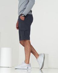 Чоловічі спортивні шорти фуме кольору з накладним карманом 8т2 модель