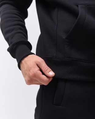 Зимовий чоловічий спортивний костюм чорного кольору  модель 3661w3-чорний