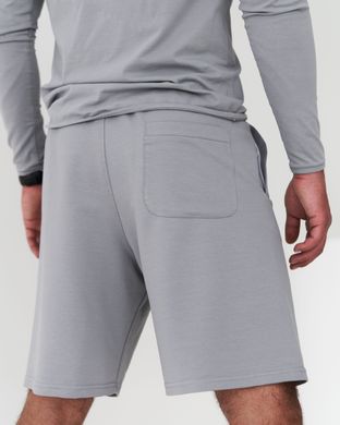Мужские спортивные шорты светло-серого цвета, модель 9т2shorts