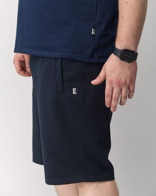 Мужские спортивные шорты синего цвета 4т2 модель, Синий