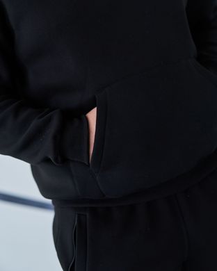 Зимний мужской спортивный костюм черного цвета, модель 3644w3-черный