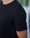 Чоловіча футболка чорного кольору  модель № FTnormal_black