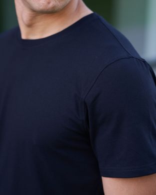Чоловіча футболка синього кольору  модель FTnormal_blue