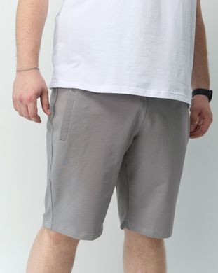 Шорти батал  чоловічі кольору світлий графіт,  модель shorts-batal-lightgrey