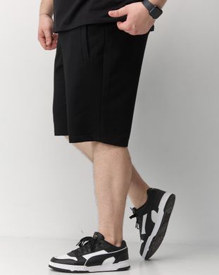 Мужские спортивные шорты черного цвета 4т2 модель, Черный