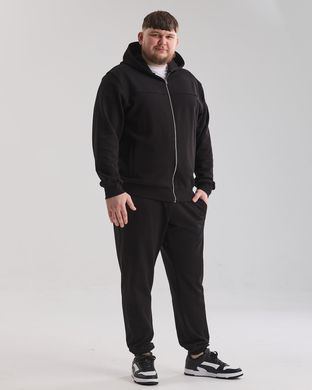 Костюм hood sport  чоловічий без утеплення чорного кольору,  модель 34т3-black