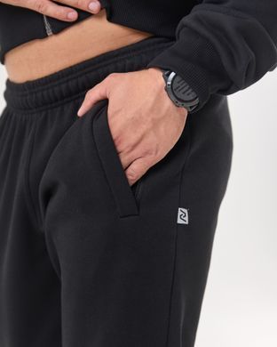 Костюм на замку hood sport чоловічий зимовий чорного кольору, модель 34w3-N-black, розмір L