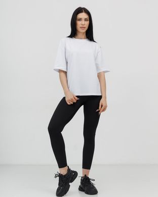 Жіноча футболка оверсайз білого кольору  модель t-shirt23_W_white