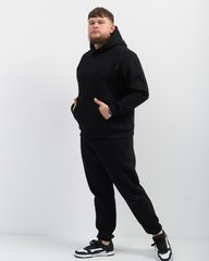Костюм з худі hood чоловічий зимовий чорного кольору,  модель 344w3-black
