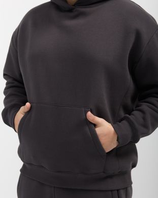 Костюм з худі hood чоловічий зимовий темний фуме кольору,  модель 344w3-darkfume