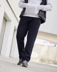 Зимние мужские спортивные штаны-баталы синего цвета модель №1