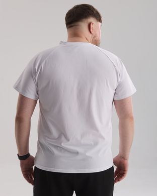 Футболка батал білого кольору,  модель t-shirt-3-batal-white