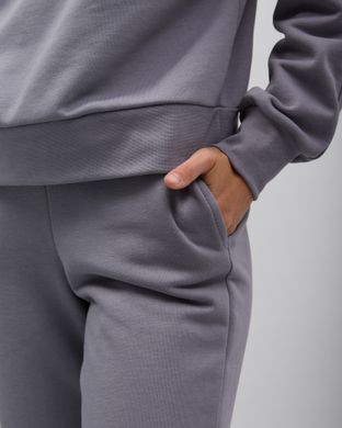 Жіночий спортивний костюм із застібкою світло-сірого кольору, модель zip_т3_lightgrey